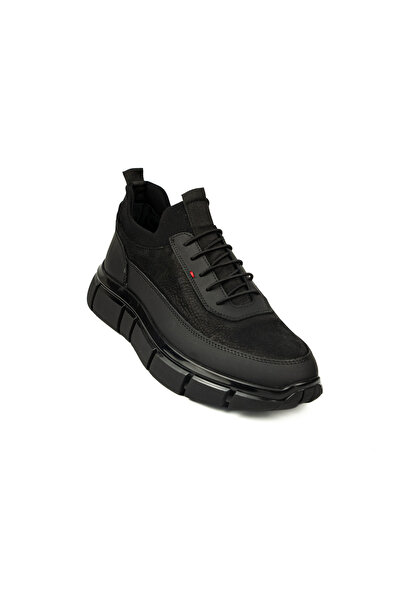 JAMES FRANCO 2591 Black Nubuck Leather Casual Men's Shoes