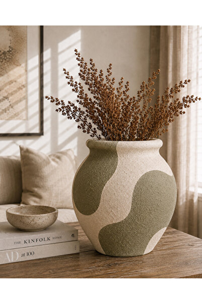 Luthien Mi̇ra Handmade Textured Vase