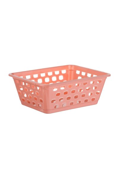 OEM Suport Organizare din Plastic Roz Perforat pentru Birou 16x12x5.6cm, pent...