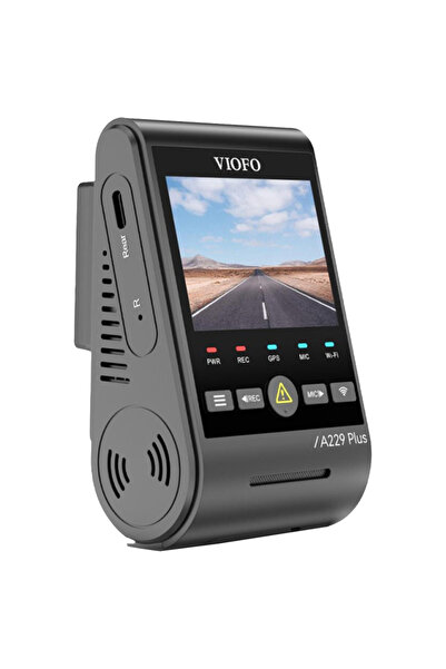 Viofo A229 Plus 2K HDR Sony Starvis 2 Sensörlü Wİ-Fi GPS'li Araç Kamerası