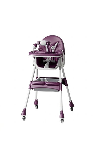 FULLJOY Foldable, Adjustable, Multifunctional Baby Dining Chair with Toys and...