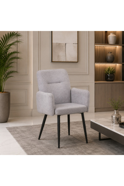 N.zone Elegant light gray chair