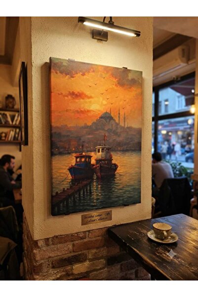 Genel Markalar Tablo 60x90 cm Büyük Boy Kafe ve Salon Hediyelik Duvar Aksesuarı