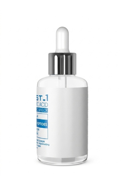 moist سيروم حمض الهيالورونيك 2% H.A. سيروم للوجه والرقبة، يحتوي على ببتيدات الكولاجين وفيتامين B3 وB5، مرطب ومنعش لجميع أنواع البشرة، للعناية اليومية بالبشرة، 30 مل