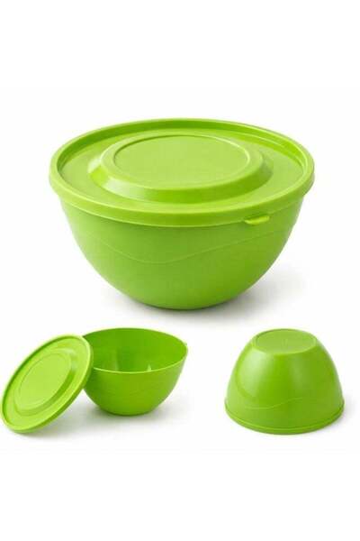 Üçsan Plastik UCSAN PLASTIK Premium 2.7L BPA-Free Food Storage Bowl with Lid ...