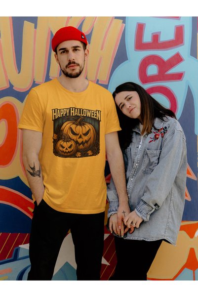 MVRDAR Tricouri unisex 100% bumbac colecția Halloween, Spooky și Horror