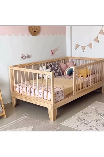tarımarwoodhome Montessori ahşap karyola