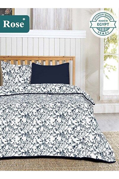 Rose Floral Comforter Set, High Quality Microfiber, 4 Pieces, Fits 120x200 cm...