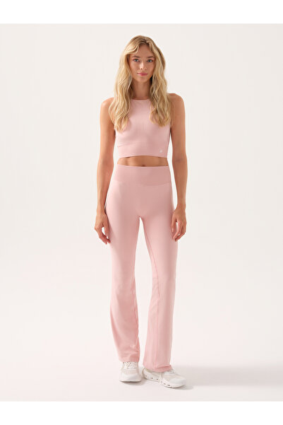 Jerf Motion High Waist Flared Leggings Pink