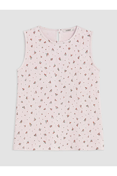 LC Waikiki Nevavm Large Size Floral Women's Undershirt with Difference