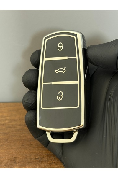 Mavi Keys Volkswagen Passat B6, B7 Съвместим със смарт ключ 3-бутонен нано си...