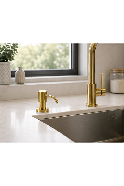 emiryapı MAT GOLD ANKASTRE SIVI SABUNLUK