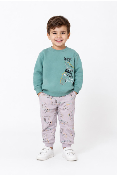 ULTİMA BABY Erkek Çocuk 3 iplik Şardonlu Takım