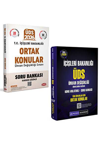 Pegem Akademi Yayıncılık Data 17 Ağustos 2026- 2027 ÜDS İçişleri Bakanlığı OR...