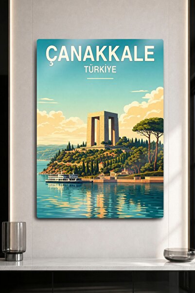 DekorHane Metalna slika - Spomenik Čakanakelskim mučenicima i vintage poster ...