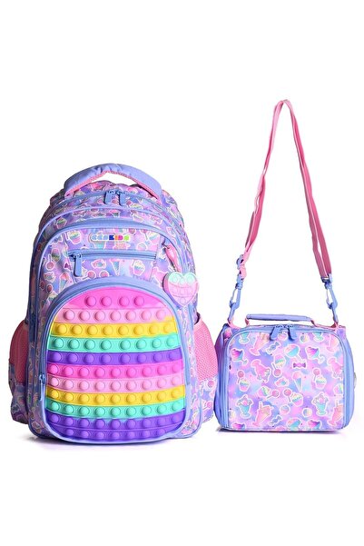 ÇÇS 51718 School Backpack and Lunch Bag Set of 2