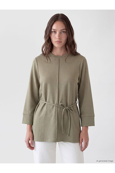 LC Waikiki Rmz Gi̇yi̇m Farkiyla Soft Touch Women's Sweatshirt Tunic