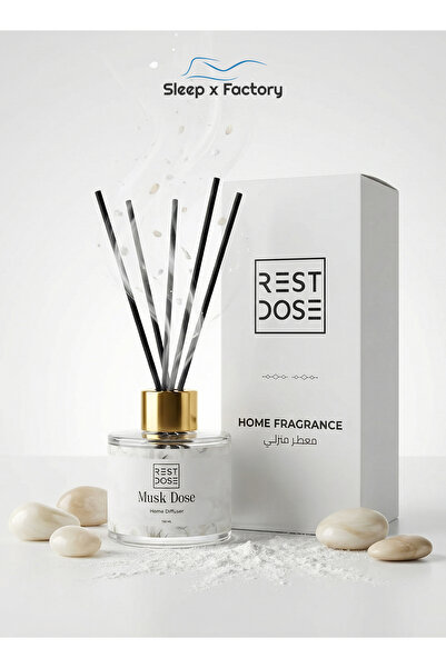 Sleep x Factory معطر جو بالمسك الأبيض 100 مل - عطر منزلي برائحة المسك الأبيض