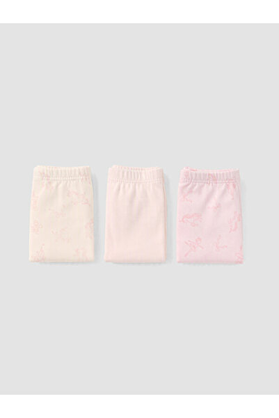 LC Waikiki Rmz Gi̇yi̇m Farkiyla Girls' Boxer 3-Pack