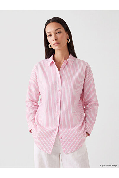 LC Waikiki I Striped Poplin Women's Shirt from Freezen Store