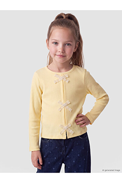 LC Waikiki Esvab • Modern & Distinctive Zero Roba Collar Bow Detailed Girls' ...