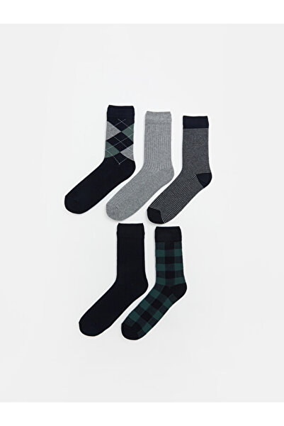LC Waikiki I Embroidered Men's Socks 5-Piece Pack from Freezen Store
