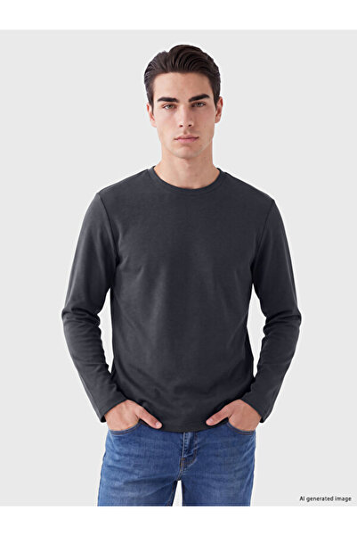 LC Waikiki Esvab • Modern & Distinctive Zero Roba Collar Long Sleeve Men's T-...