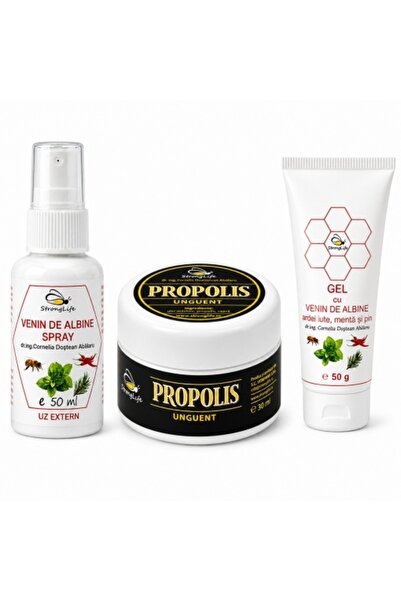 ApiCocktail Pachet de Revitalizare și Îngrijire – venin de albine și propolis 5%