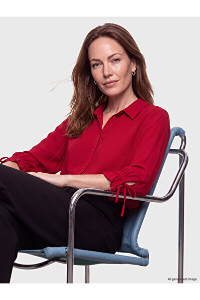 LC Waikiki Esvab • Modern & Distinctive Women's Shirt with Sleeve Tie