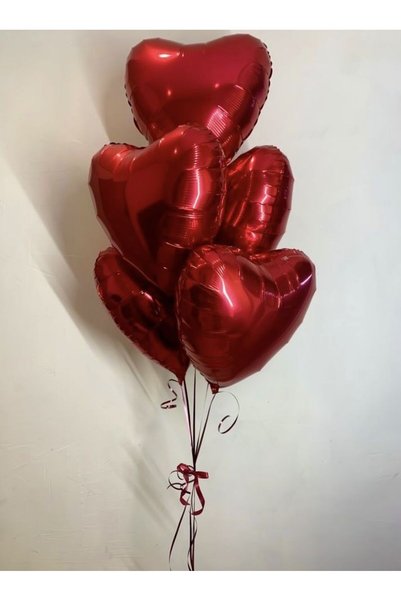 Doğasüs Kalp Folyo Balon Seti 5 Li