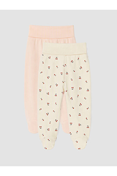 LC Waikiki Esvab • Modern & Stylish Baby Girl Pants with Booties, 2-Piece Set