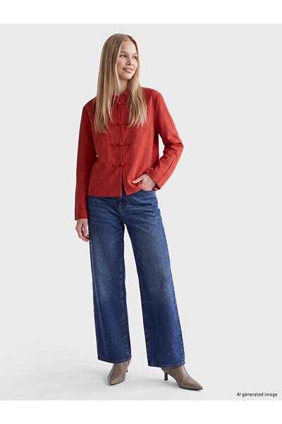 LC Waikiki Esvab • Modern & Distinctive Wide-Leg Women's Jean Pants