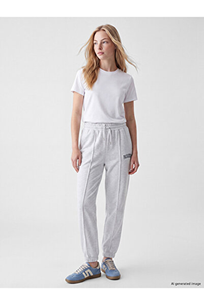 LC Waikiki Rmz Gi̇yi̇m Farkiyla Women's Jogger Sweatpants with Waist Drawstring