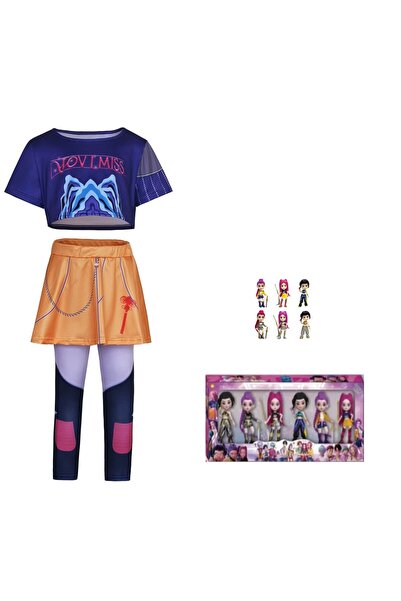Funny Party Shop Σετ στολής και 6 φιγούρες K-Pop Κυνηγών Δαιμόνων, Μίρα, 5-6 ...