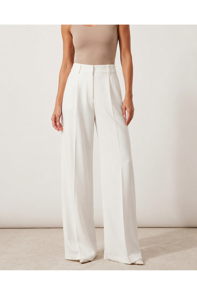 FH BUTİK White Palazzo Pants