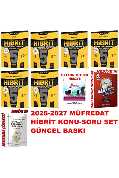 Hız Yayınları 5.SINIF 2026-2027 MÜFREDAT TÜM DERSLER FULL HİBRİT KONU ANLATIM...