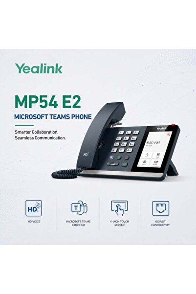 Yealink MP54 E2 Microsoft Teams Business Phone - Android 13, 4-Inch Touchscre...