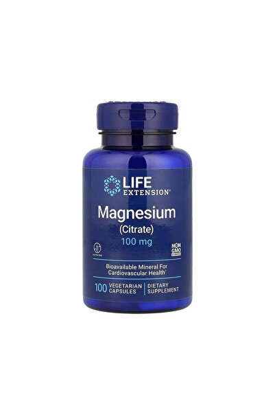 Generic Brand Magnesium (Citrate) 100 mg - 100 Vegetarian Capsules