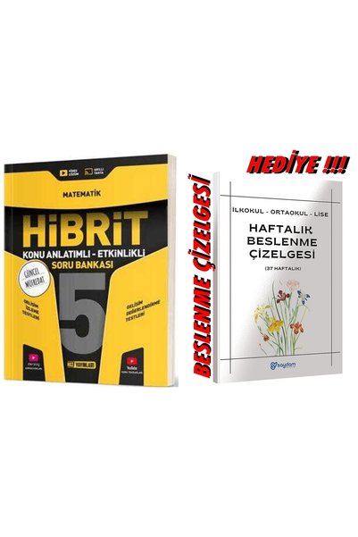 Hız Yayınları 5.SINIF MATEMATİK HİBRİT KONU ANLATIMLI-SORU BANKASI 2026-2027 ...