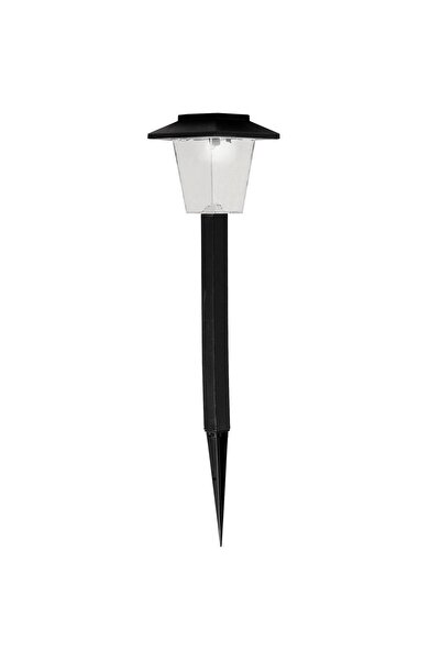 OEM Lampă solară de grădină neagră, cu țăruș, 30 cm