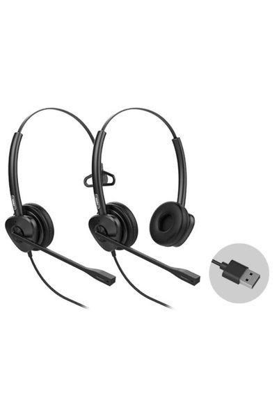Fanvil HT302-U Crystal Audio USB Headset - Binaural, ENC Noise Reduction, Ult...