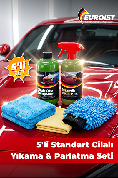 euroist Set standard pentru spălare și lustruire auto – Șampon auto lustruit ...