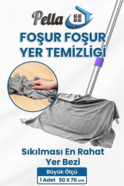 Genel Markalar Mikrofiber Yıkama ve Kurulama Yer Bezi – Mop ve Çekçek Uyumlu,...