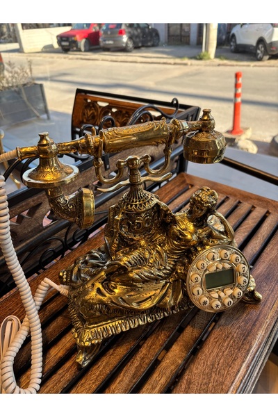 Vintage PİRİNÇ USTA İŞİ TELEFON