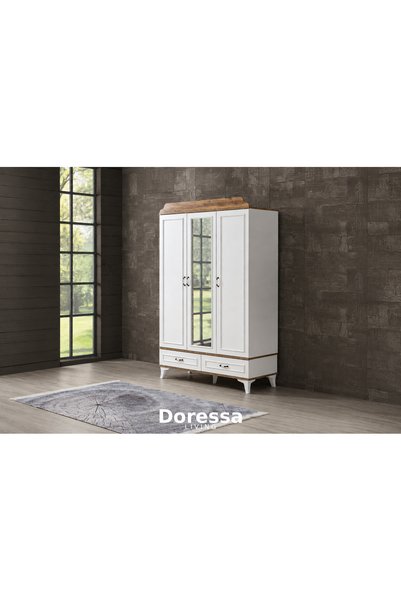 Doressa Living Rafilya 3 Kapılı Gardırop