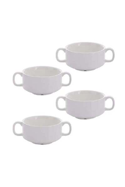 Dove 4-Piece Soup Bowls White 6.5inch