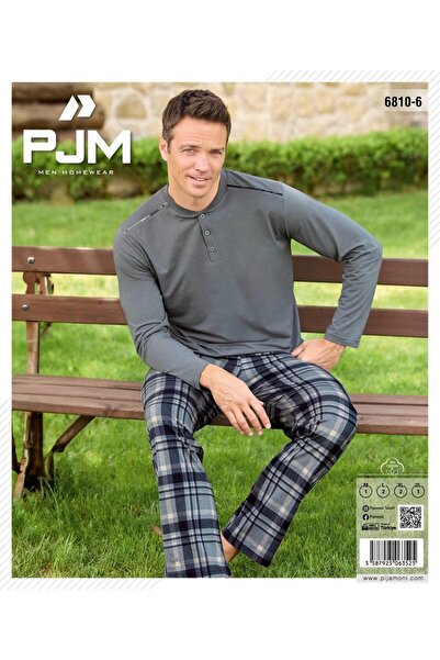 Pijamoni Uzun Kol Pijama takımı 6810-34