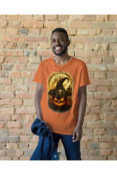 MVRDAR Tricouri unisex 100% bumbac colecția Halloween, Spooky și Horror
