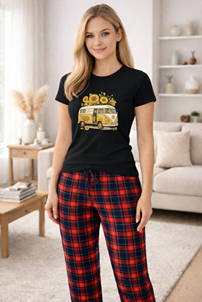 MVRDAR Pijamale dama din bumbac premium, pijama femei confortabila