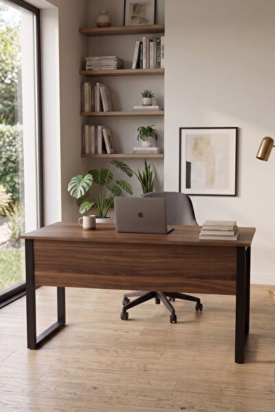 L'occi Concept Noa 140x60 Metal Ayaklı Çalışma Masası Ofis Bilgisayar Masası ...
